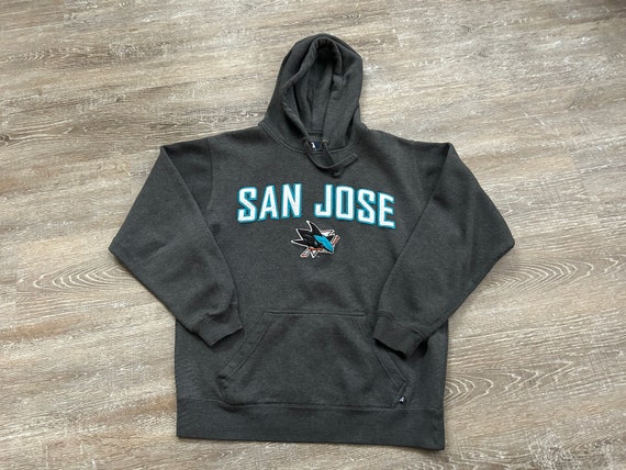 NHL San Jose Sharks Girls' Poly Fleece Hooded Sweatshirt - XS