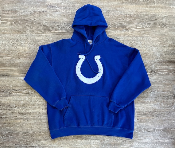 VTG 2000s Indianapolis Colts Hoodie Sweatshirt Ho… - image 1