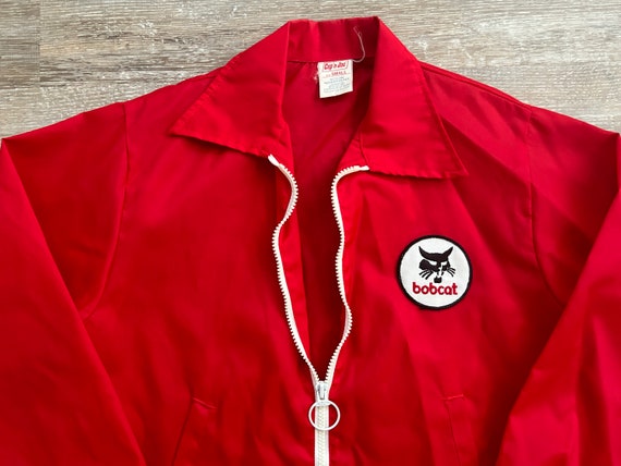 Vtg 70s Cap’n Jac windbreaker jacket red full zip… - image 4