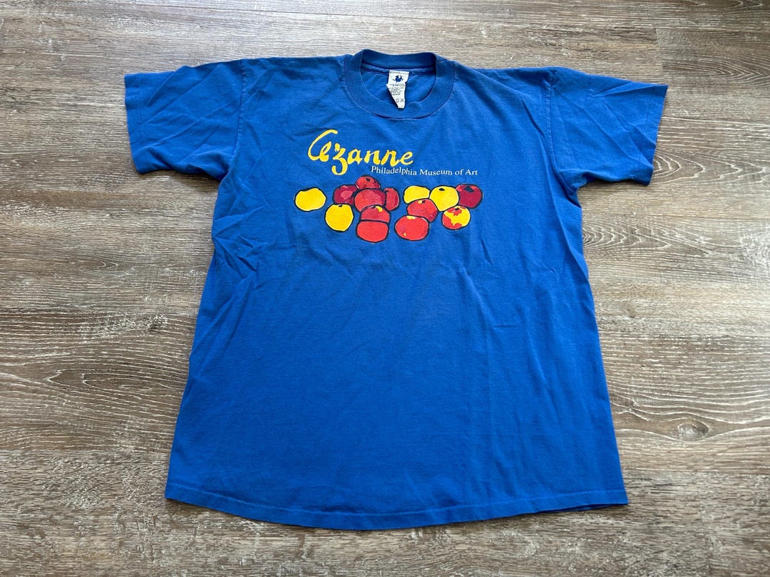 VTG 90s Philadelphia Museum of Art T Shirt Single Stitch Cézanne