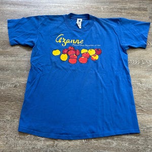 VTG 90s Philadelphia Museum of Art T Shirt Single Stitch Cézanne 