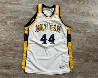 Michigan Wolverines Vintage 90s Nike Warm up Basketball Jersey
