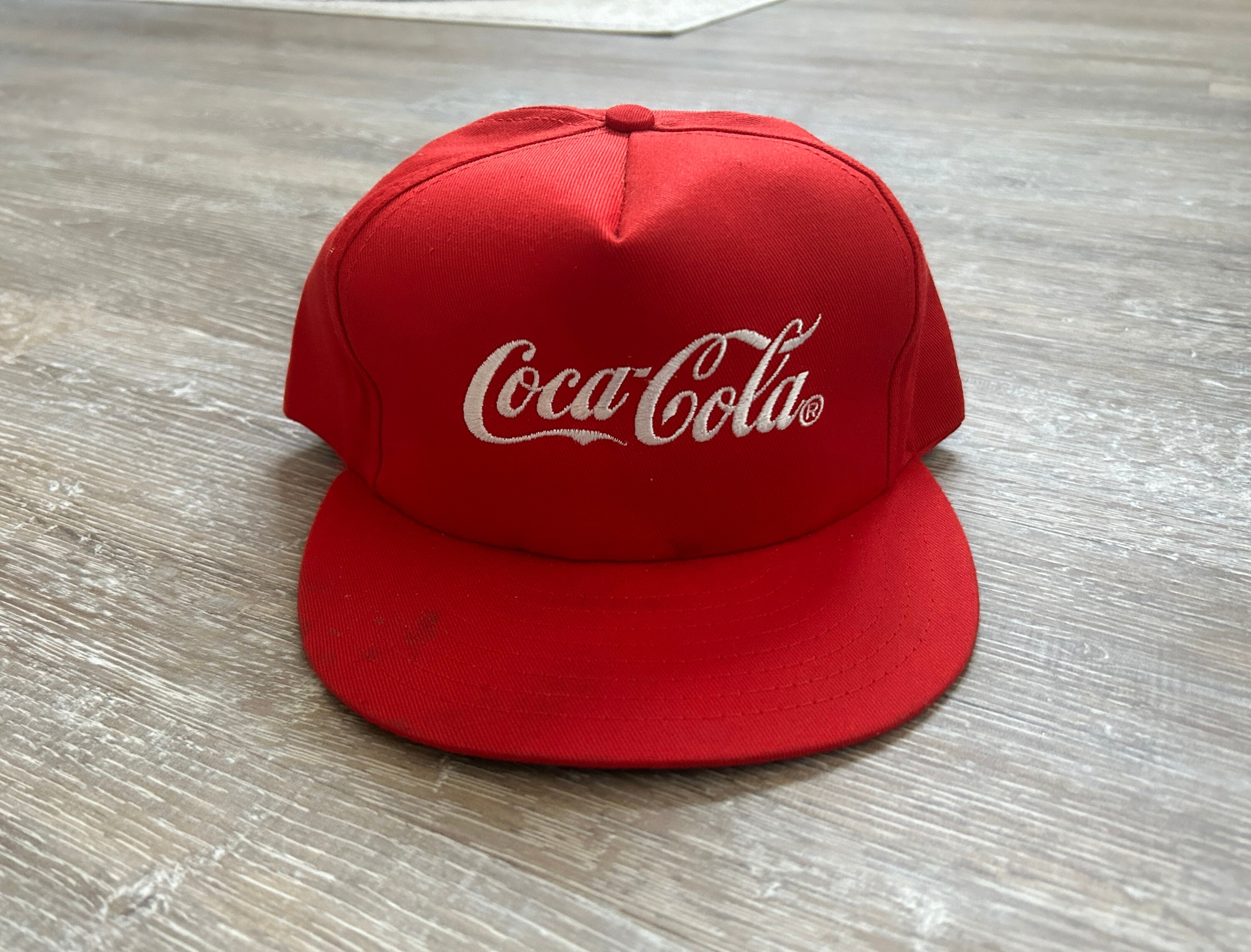 Vintage 80s Coca-Cola Classic COKE SnapBack Louisville Mfg USA Hat