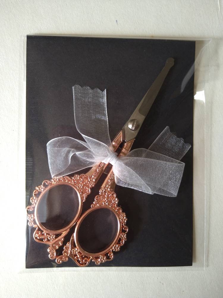 Small Scissors, Embroidery Scissors, Gold Scissors, Silver