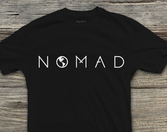 Nomad : Globe Traveler Explorer Adventure Vacation Unisex Short Sleeve Tee