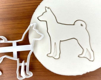 Siberian Husky Cookie Cutter, Dog Breed Treat Cutter, Cake Fondant Embosser, Birthday Party Baking Tool, Custom Name Option