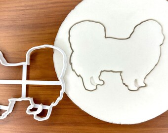 Pekingese Dog Cookie Cutter, Fondant Cutter, Cupcake Topper