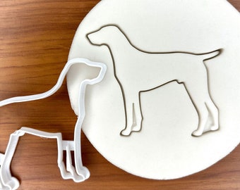 German Shorthaired Pointer Cookie Cutter, Dog Treat Cutter