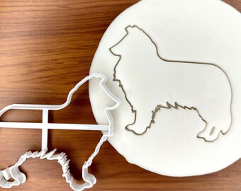 Kakform till Rough Collie, Fondantform - Hundrasgodis
