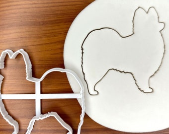 Papillon Dog Cookie Cutter: Animal Treat, Fondant, Biscuit Cutter