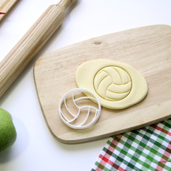 Volleyball Cookie Cutter, Fondant Cupcake Topper