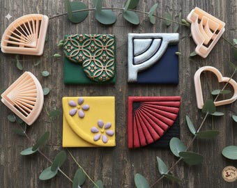 Corner Bookmark Cutter Polymer Clay DIY Book Accessory Decorative Scrapbook Planner Journaling Craft Set