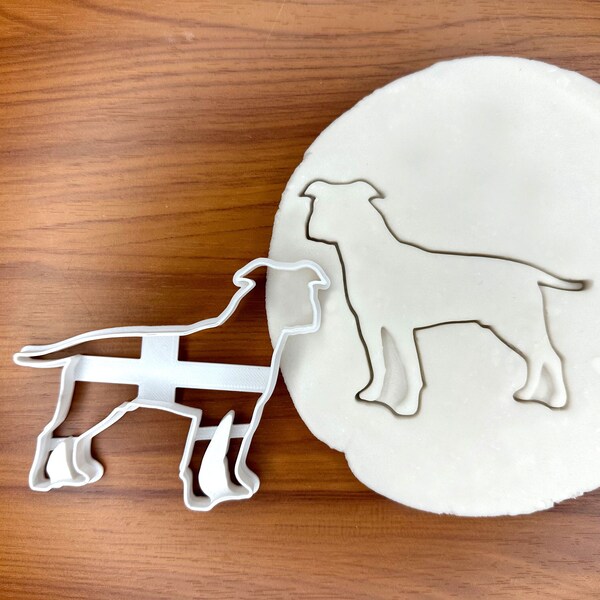American Staffordshire Terrier Dog Breed Cookie Cutter  Fondant Cutter Cupcake Topper Animal Treat Print Gingerbread Biscuit Cutters Gift
