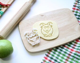 Geit cookie cutter dierlijke schattig cookie cutter cupcake topper fondant peperkoek cutters Christmas Gift ideaal