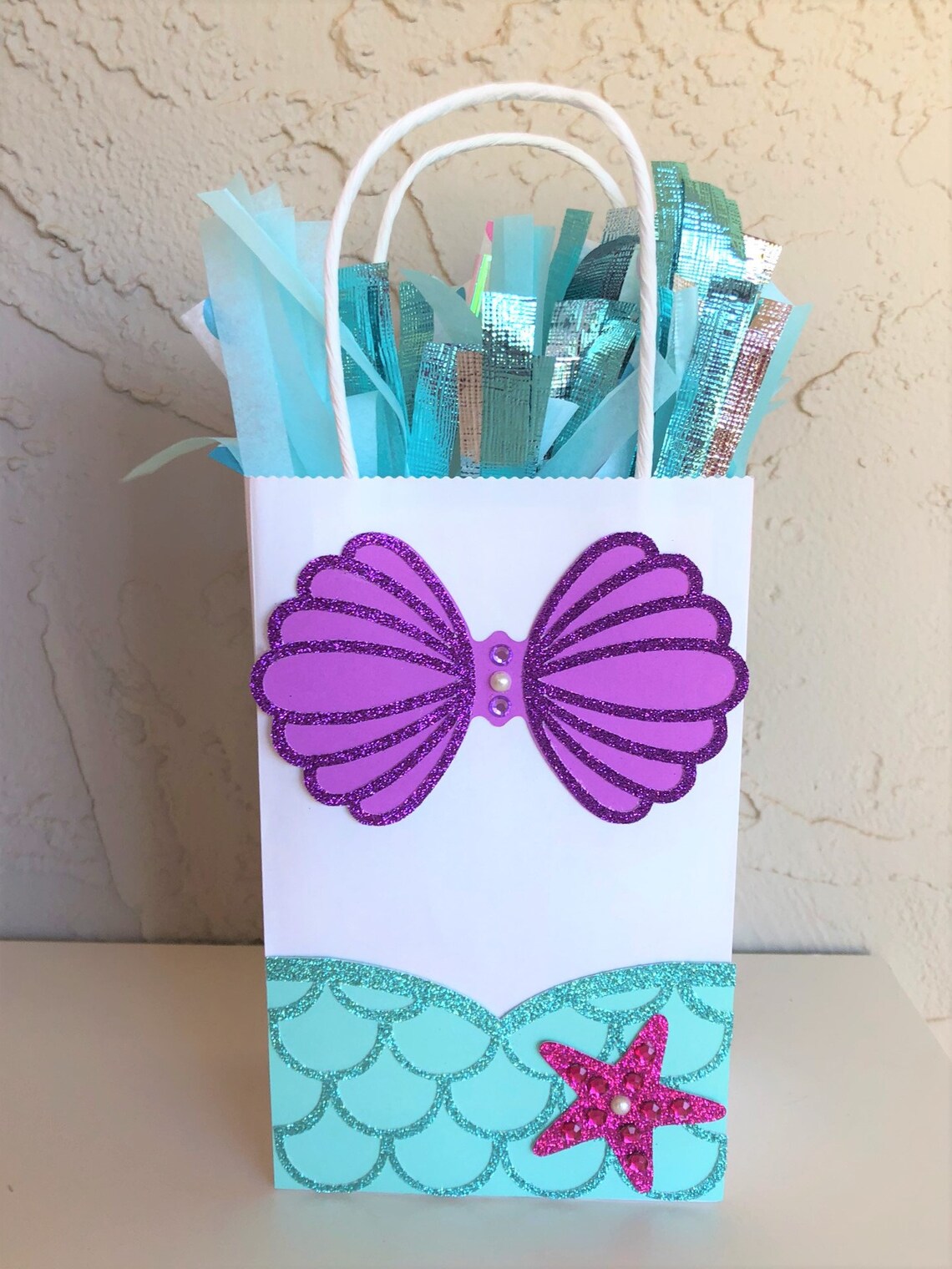 Mermaid Treat Bags- Party Favor Bag, Gift Wrap, the Little Mermaid ...