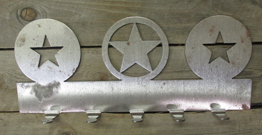 Plasma Cut Metal Coat Hanger Stars Etsy