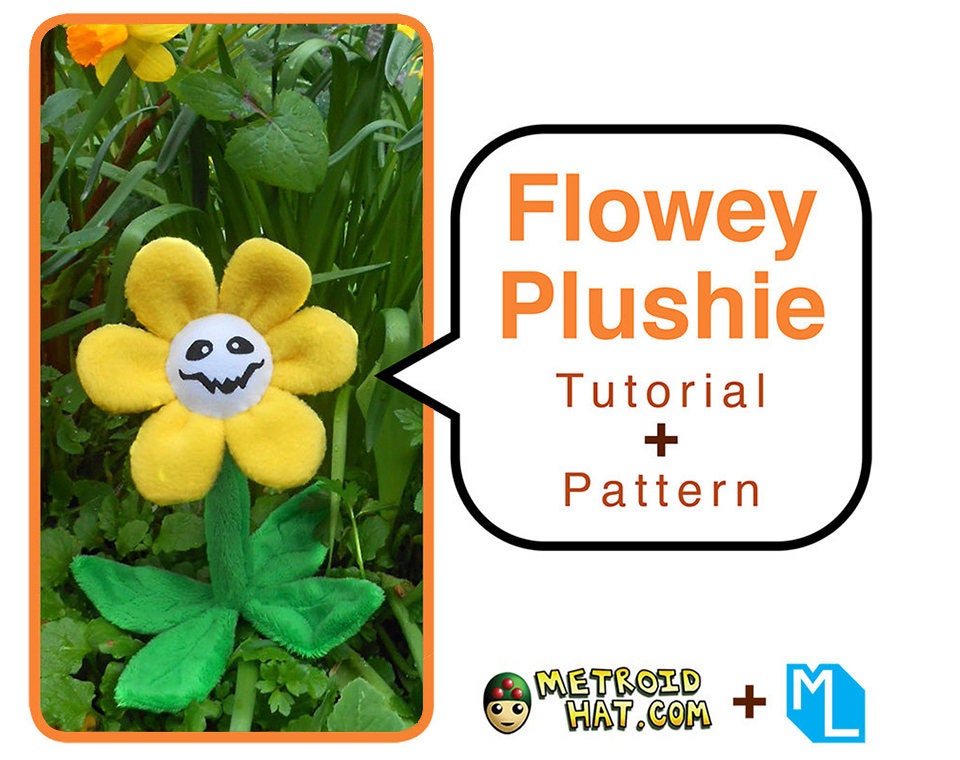 Undertale Flowey Plush Unofficial Pillow Indie Video Game 