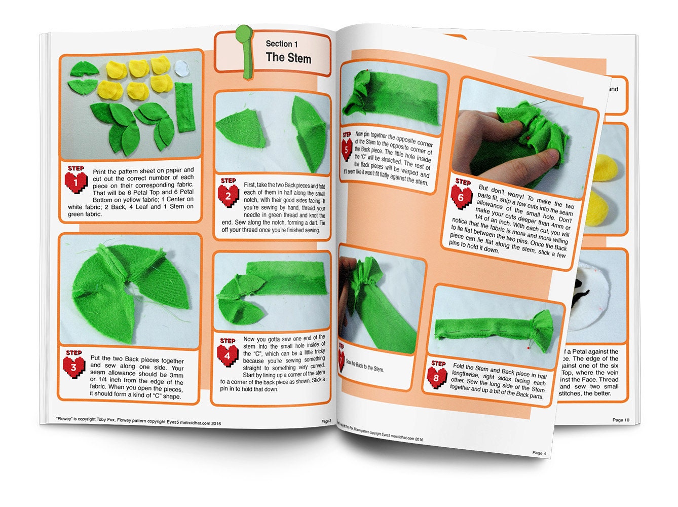 Flowey Tutorial Flowey Plushie Tutorial - Etsy