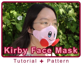 Kirby gezichtsmasker-tutorial en patroon