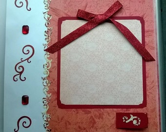 Custom wedding scrapbook album-unique gift