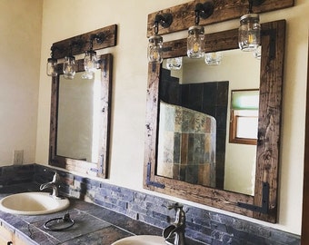 mirror wall mirror bathroom mirror rustic wood mirror wood frame mirror modern mirror vanity mirror large mirror small mirror - Rustic Bathroom Mirrors mirror wall mirror bathroom mirror rustic wood mirror wood frame mirror modern mirror vanity mirror large mirror small mirror - Rustic Bathroom Mirrors