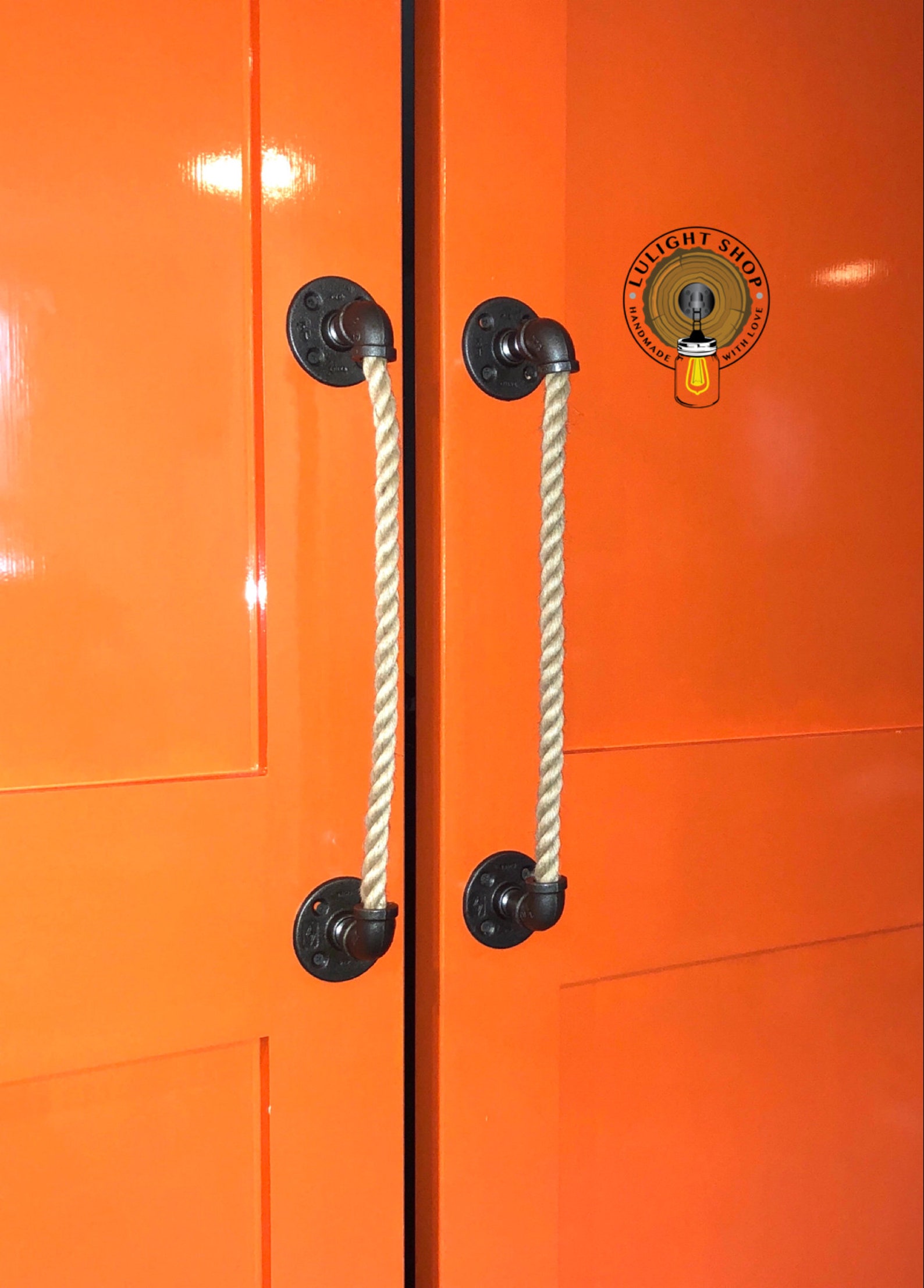 Barn Door Handle Door Hardware Rope Door Handle Railing Etsy