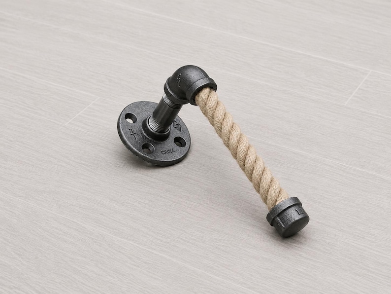 coastal decor rope toilet paper holder for wall mouning in bathroom siver black bronze metal color with natural rope