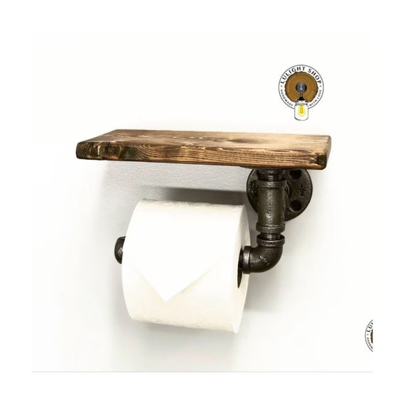 mDesign Metal Toilet Paper Holder Stand, Freestanding 3 Roll Reserve, Soft  Brass
