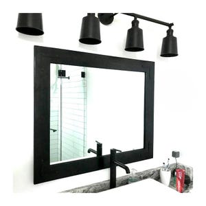 BLACK Mirror, Bathroom Mirror, Wall Mirror, Wood Mirror, Modern Rustic Farmhouse Minimalistic Mirror, Large Mirror, Best Selling Mirrors