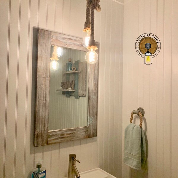 Farmhouse Bathroom Mirror - Etsy