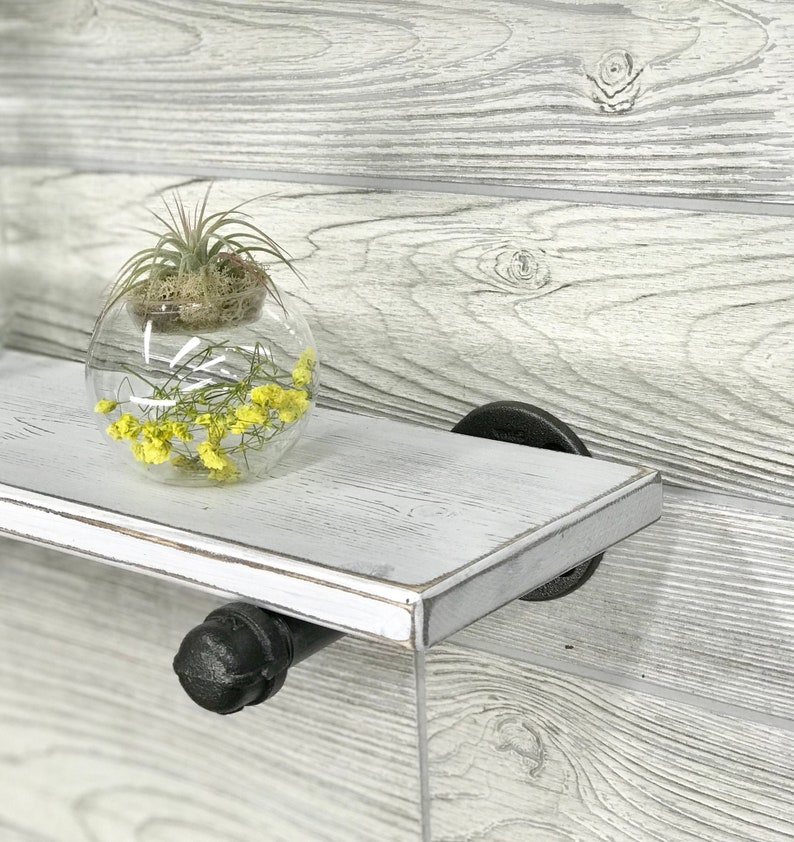 WHITEWASH 5.5 Deep Shelf Wall Shelf Kitchen Storage Etsy