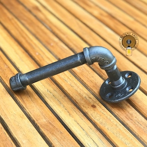 Toilet Paper Holder, Bathroom Decor, Metal Hardware, Farmhouse Toilet Paper Storage Idea, Plumbing Pipe Toilet Paper Holder, Industrial Bath