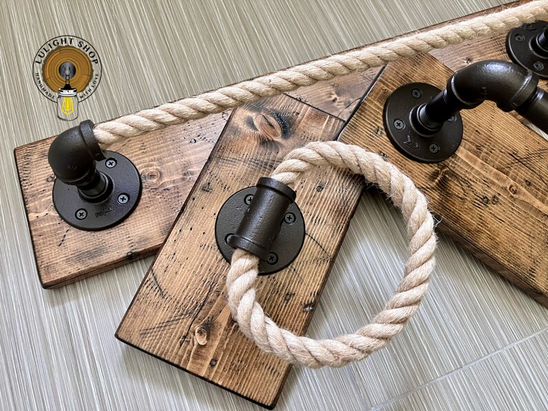 Full Bathroom Set Including Toilet Roll Holder Towel Rail and Etsy