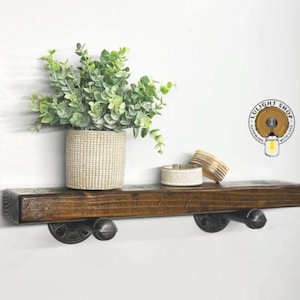 RUSTIC DISTRESSED SHELF/3.5&quot; and 5.5&quot; deep/ 12&quot; to 34&quot; long, Floating shelf, Wood shelf, Bathroom Shelf, Best Seller Rustic Shelf