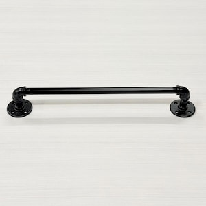 Industrial Towel Bar, Modern Pipe Towel Holder, Towel Rack, Towel Rod, Kitchen Hanger, Towel Ladder, Pipe Towel Holder, Industrial Decor