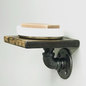 Small Soap Holder Shelf, Small Shelf, Wall Shelf, Shelving, Flower Shelf, Industrial Shelving, Bathroom Decor, Bathroom Shelf, Accent Shelf