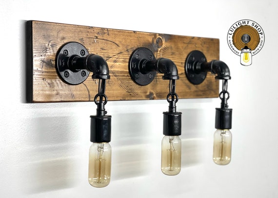 Rustic Edison Bulb Bathroom Light Fixture Lighting Wall Canada Rustic Edison Bulb Bathroom Light, Rustic Bathroom Light Fixtures Canada