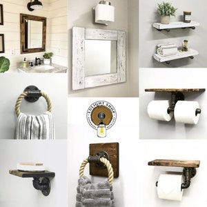 WHITEWASH Mirror, White Wood Frame Mirror, Bathroom Mirror, Wall Mirror, Beach House Mirror, White Wall Decor Small Mirror, Farmhouse Mirror image 9