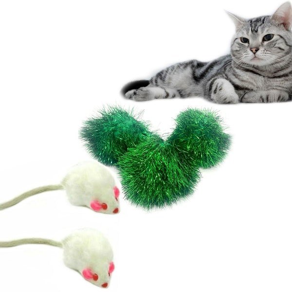 Tinsel Pom Poms Etsy