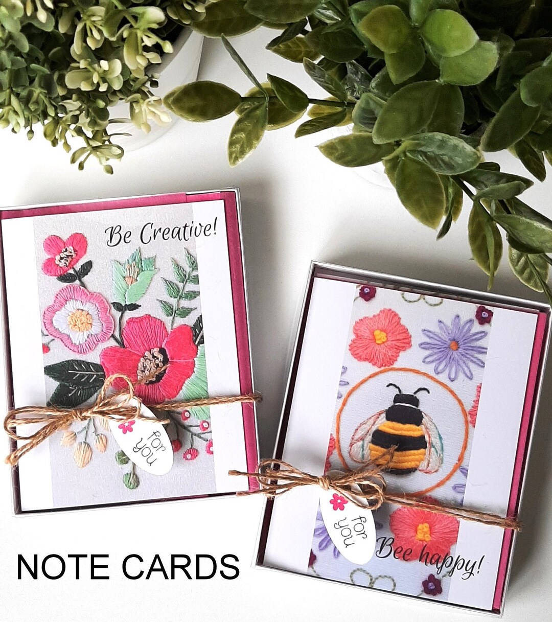 Note Cards Multipack With Envelopes Blank Note Cards in Card Box - Etsy
