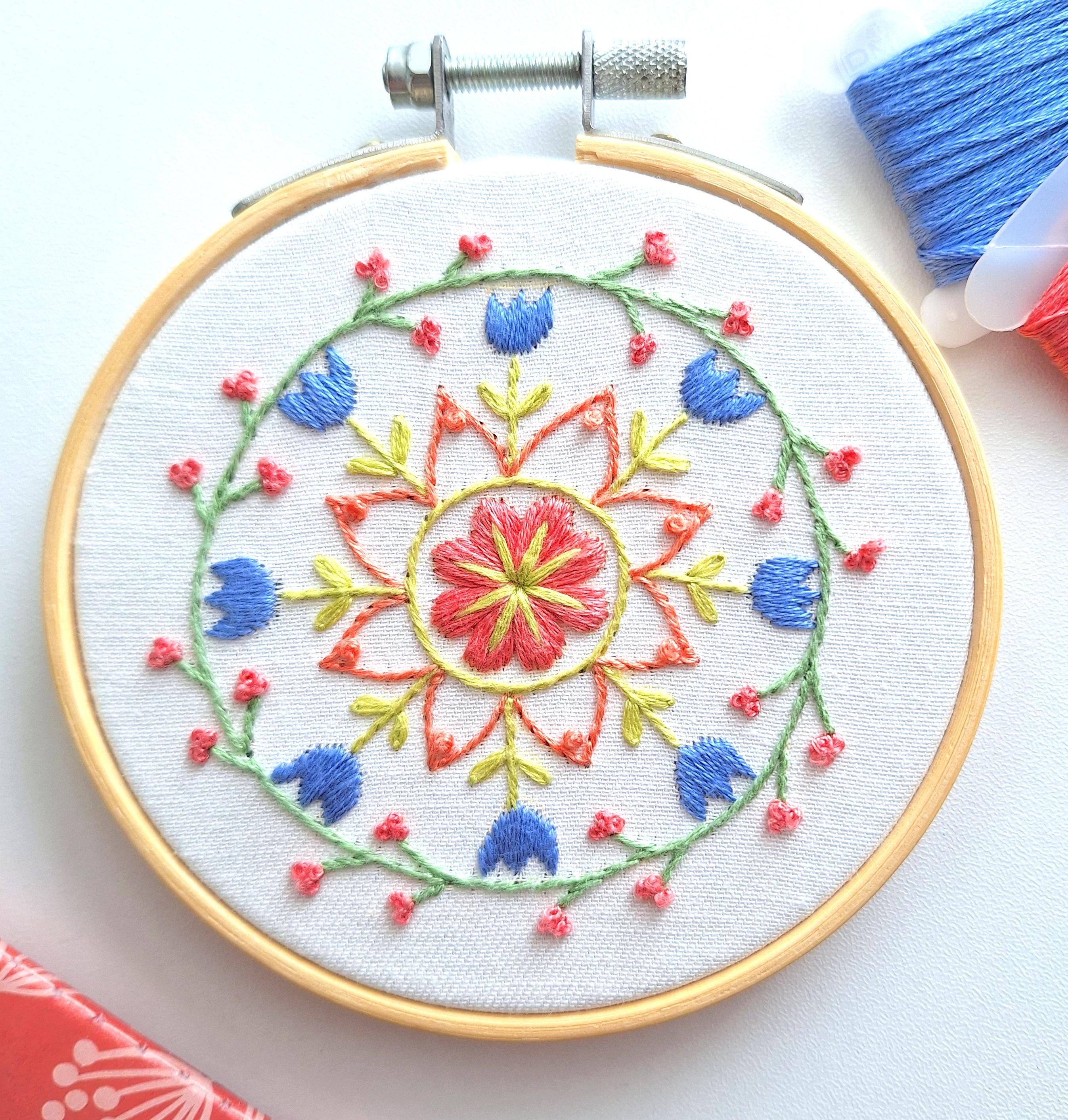 Mini Mandala Patterns Mini Mandalas - Embroidery Pattern - PDF Download - DIY Embroidery ...