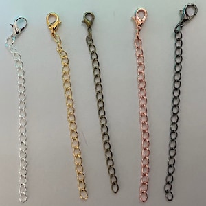 Set of 5 3&quot; chain extenders