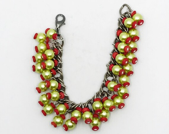 7" pearl drop bracelet