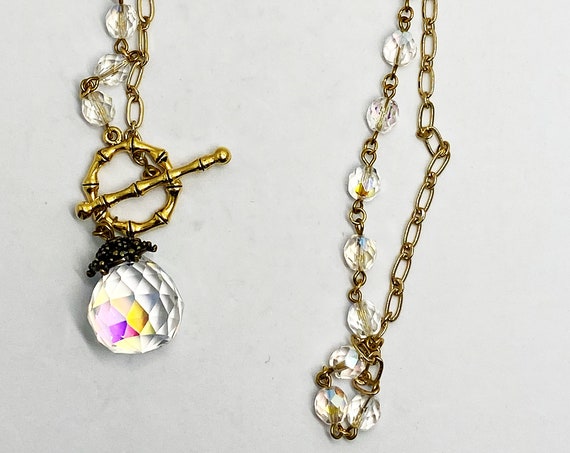 24" crystal necklace