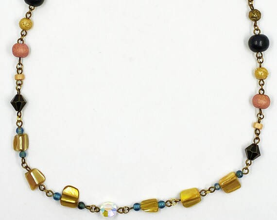 16.5" vintage beads choker