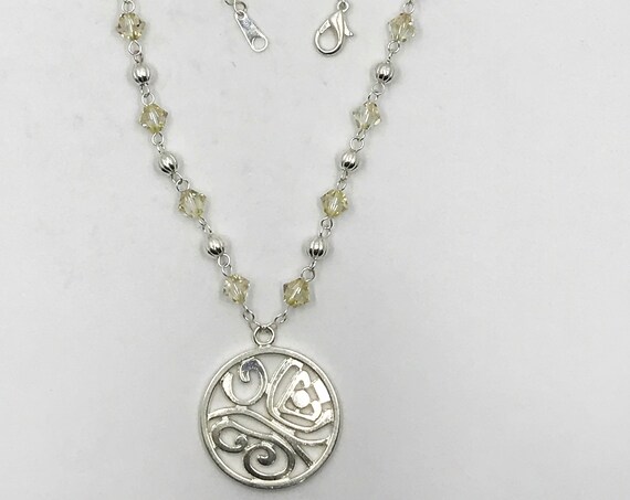 17" Swarovski crystal necklace