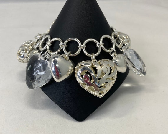 6" hearts bracelet