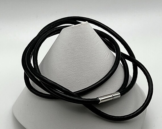 36" wrap around bracelet/necklace with silver clasp