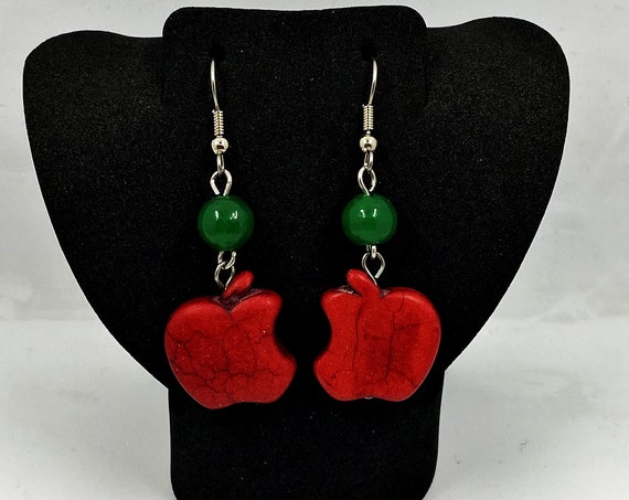 Apple earrings