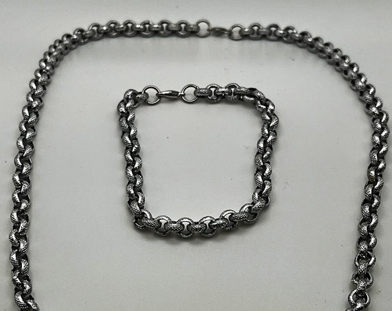 22" necklace 8.5" bracelet set